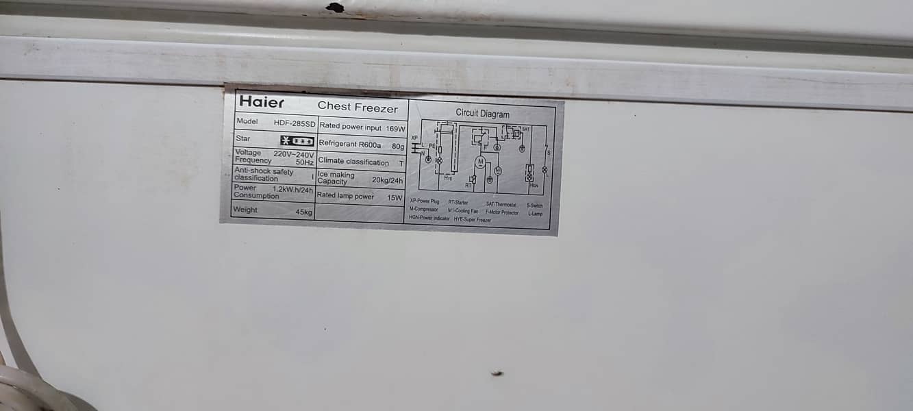 Haier chest deep freezer for sale  Contact 0/3/0/8/2/8/6/0/8/7/9 Only 0