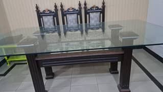 Pure Sheesham 8 Chairs Dinning Table