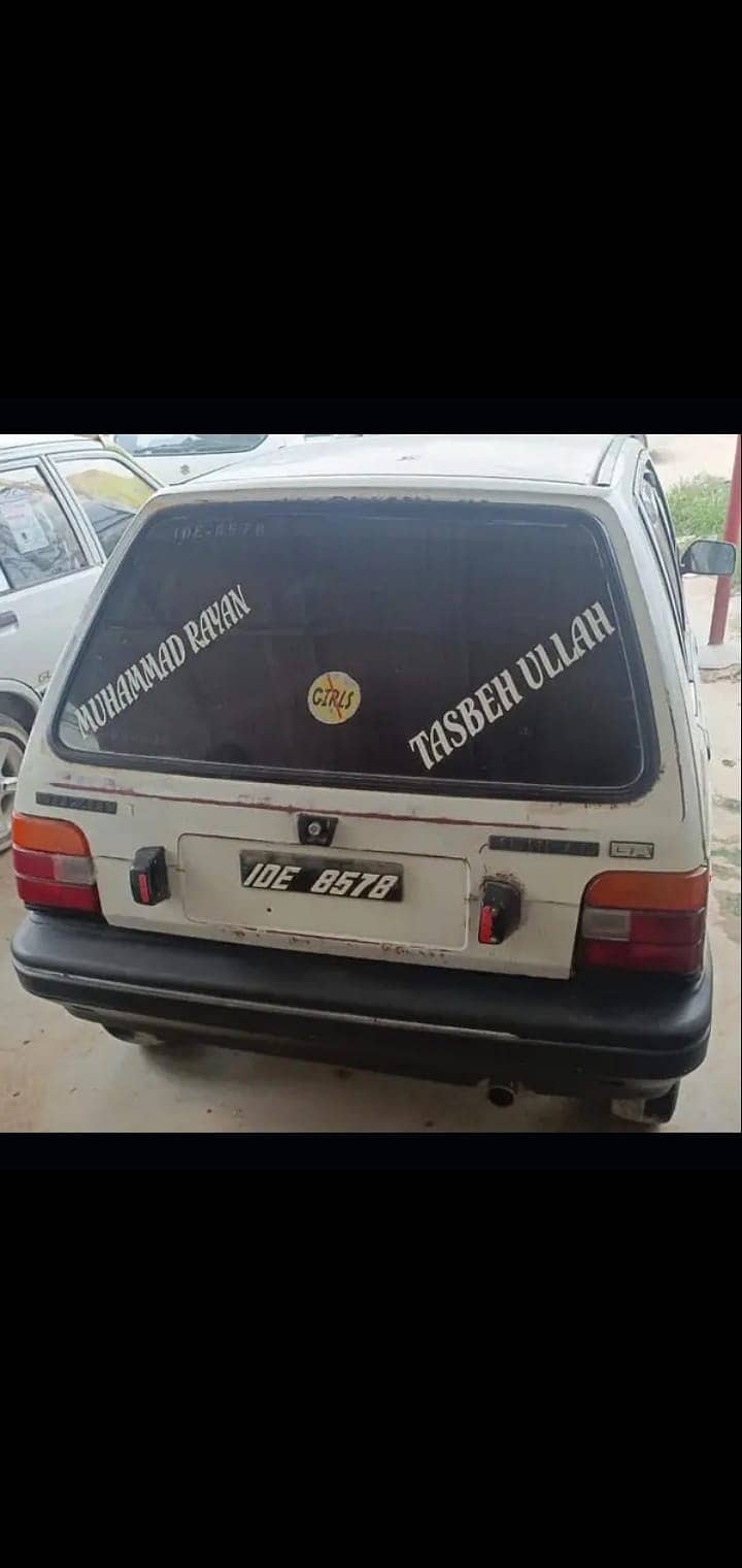 Suzuki Mehran 1992 modl genuine condition . 03165643187 contact number 6