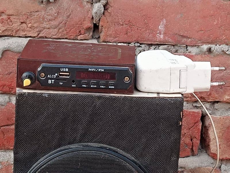 Car BAsser Boofer  Connected with mp3 1