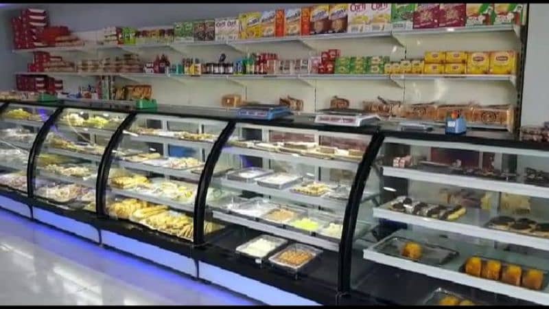 Bakery sweet counter | Cake counter | glass counter 2