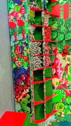 Fruit and vegetables shop rack new condition