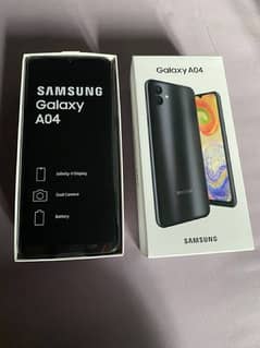 Samsung A04 10/10 box all accessories 0