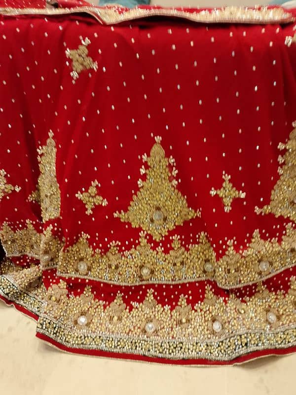 red lehenga 4