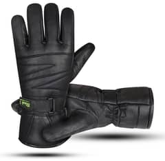 2 Pcs Leather Plain Leather Gloves