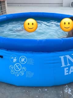 intex 10 feet dia swimming pool with filter pump