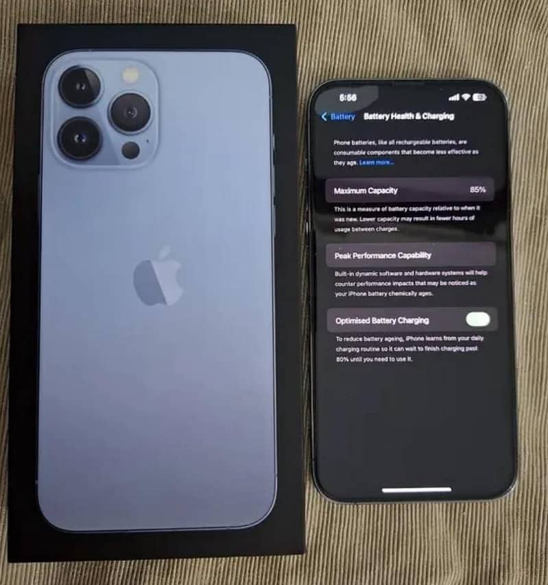 Iphone 13Pro Max 128 GB PTA Approved For Sale. 0