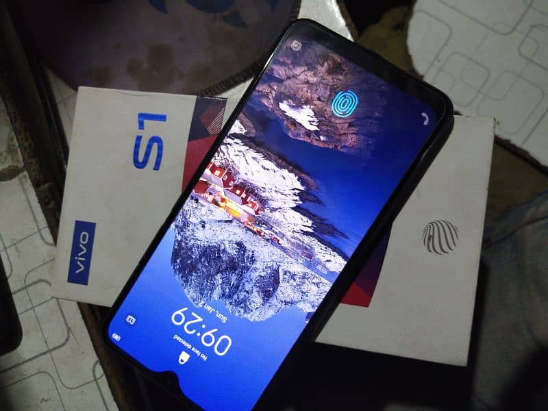 Vivo s1 with box charger 1