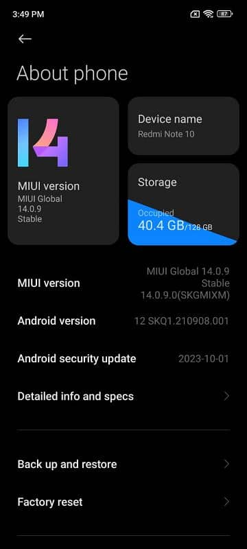 Redmi note 10 4/128gb Non PTA. 7