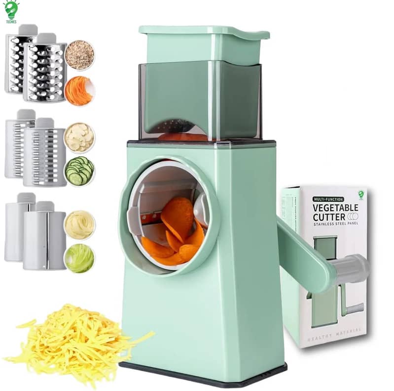 Multifunctional Roller Vegetable Cutter, 3 In 1 Vegetable Slicer And 2