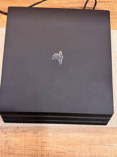 Used ps4 pro with 7 disc games and cooling fan