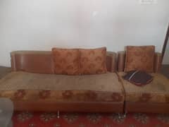 7 seater sofa set with pillows