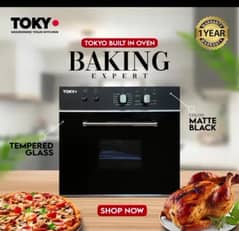 TOKYO Gas Built-in Oven 21by21 (MATE - Black) - Brand Warranty