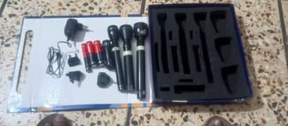 geepas 4 in 1 family pack black flash light set GFL4601