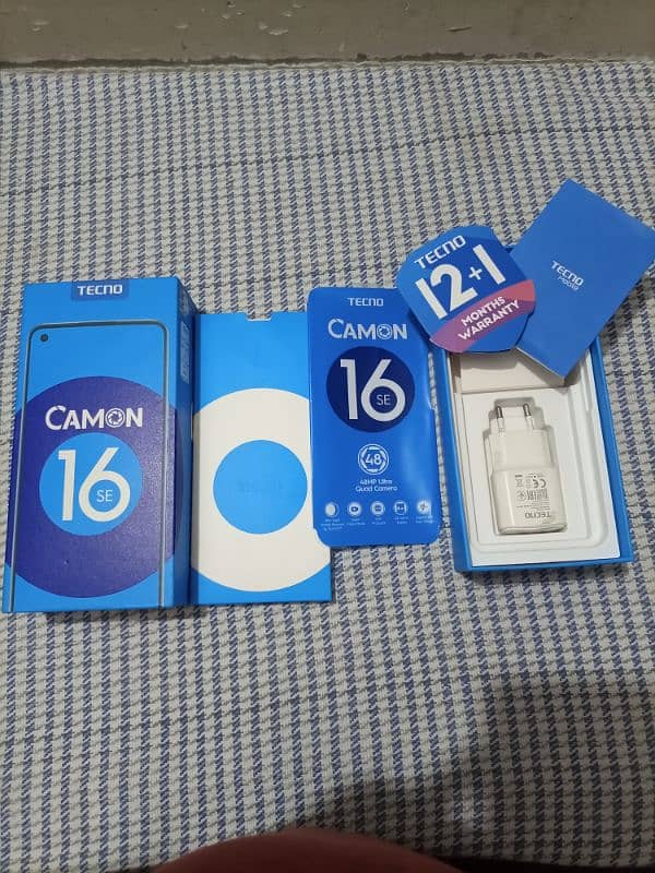 Tecno Camon 16se 6/128 with all accessories 0