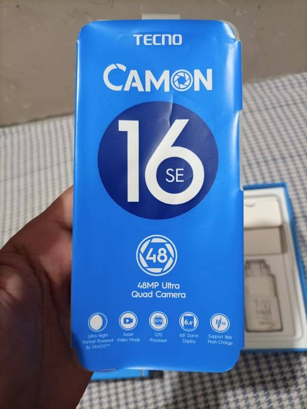 Tecno Camon 16se 6/128 with all accessories 1