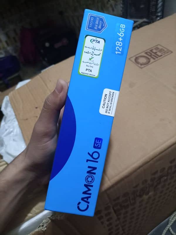 Tecno Camon 16se 6/128 with all accessories 2