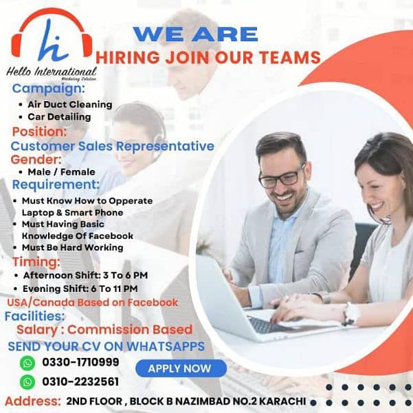 Jobs Vacancy Available Male and Female 0