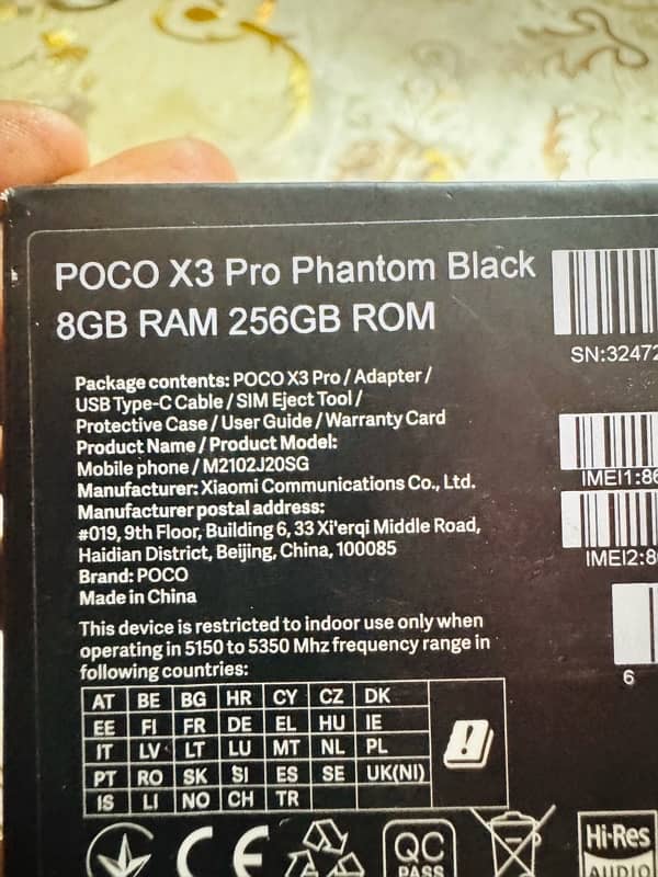 POCO X3 PRO 8GB 256GB 8