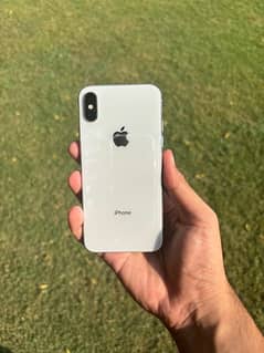 Iphone X 64 GB PTA Approved with Complete Box and Charger assessories