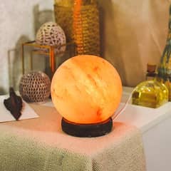 Himalayan salt lamp side table lamp pink salt lamp origional