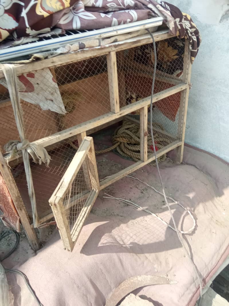 Used cages little repairs needed 3