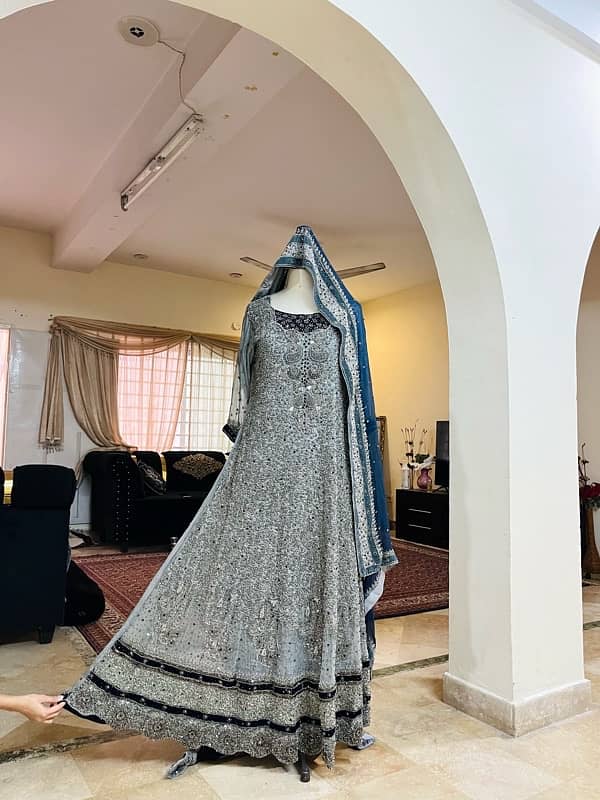 Bridal walimah dress order made from purana qillah 0