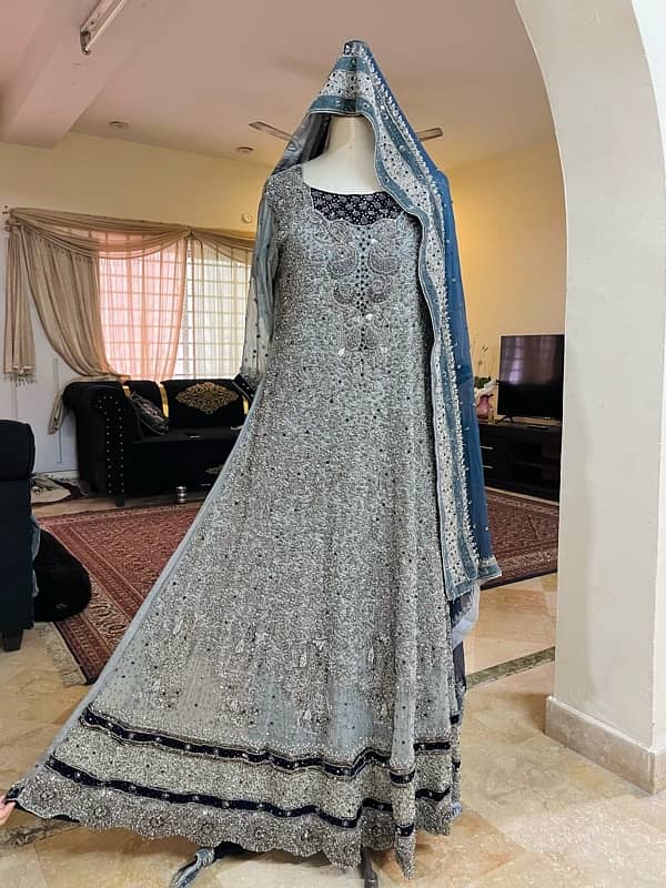 Bridal walimah dress order made from purana qillah 1