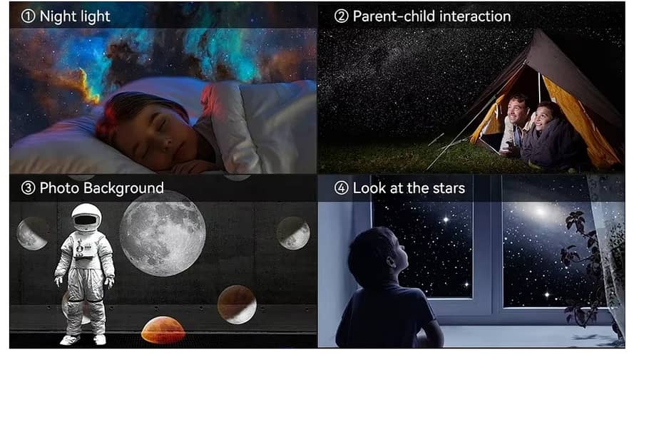 12in1 Planetarium Solar System Galaxy Nebula Night Light Projector Kid 8