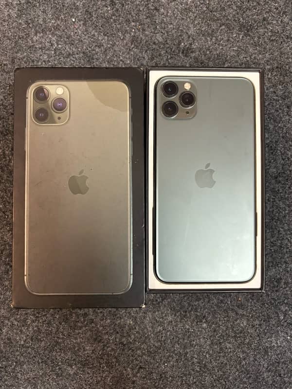 Iphone 11 pro max 256gb dual pta approved  original box 2