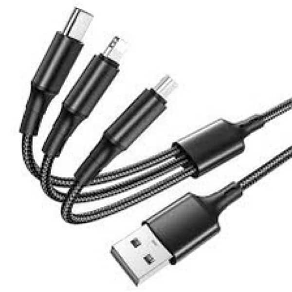 3 in 1 charging cable (All Pakistan cash on delivery ) 1