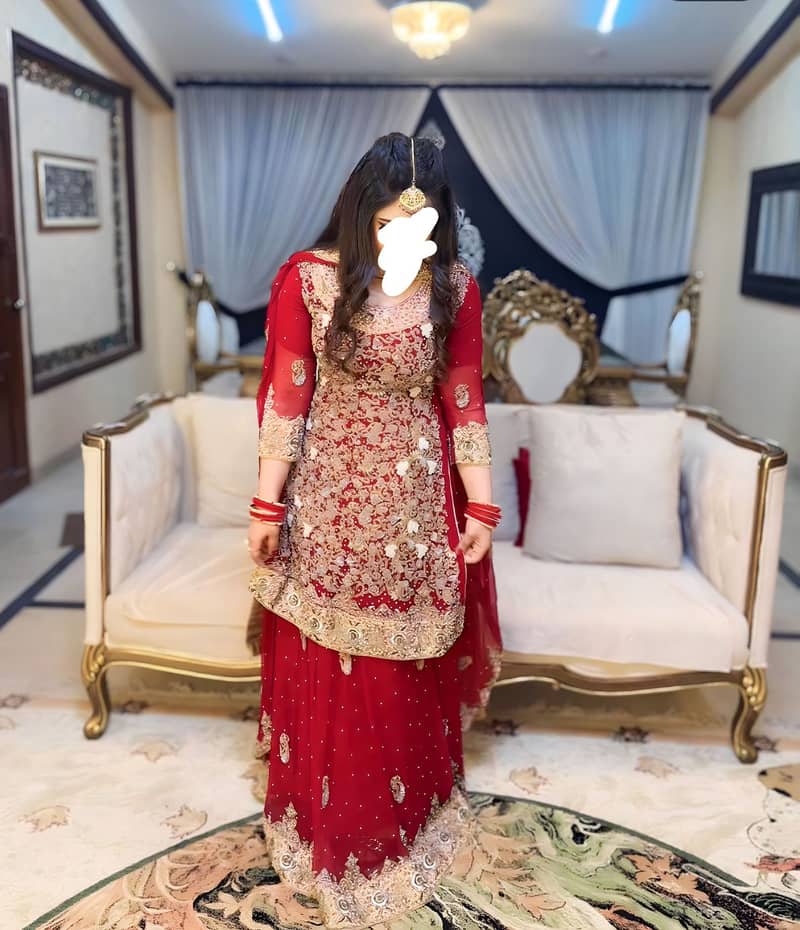 Urgent sale Bridal lehenga one time used 4