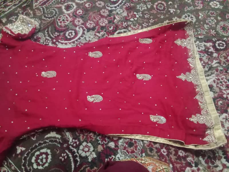 Urgent sale Bridal lehenga one time used 5