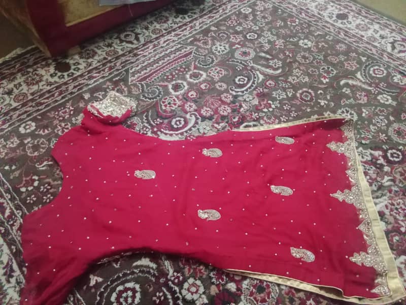 Urgent sale Bridal lehenga one time used 7