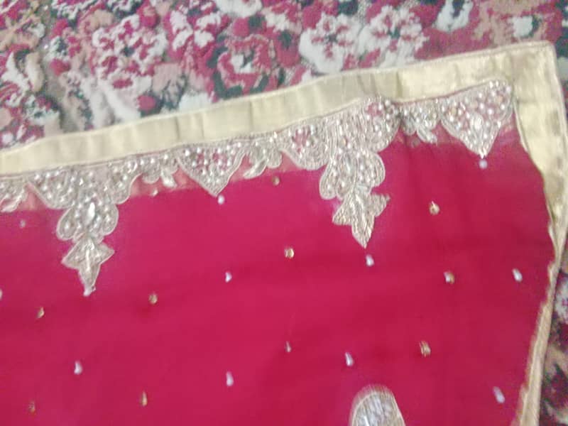 Urgent sale Bridal lehenga one time used 8