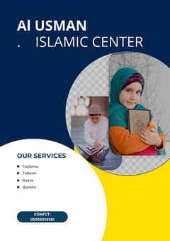 Al Usman Islamic Center  03059016361