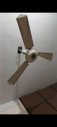 ceiling fan running conditions