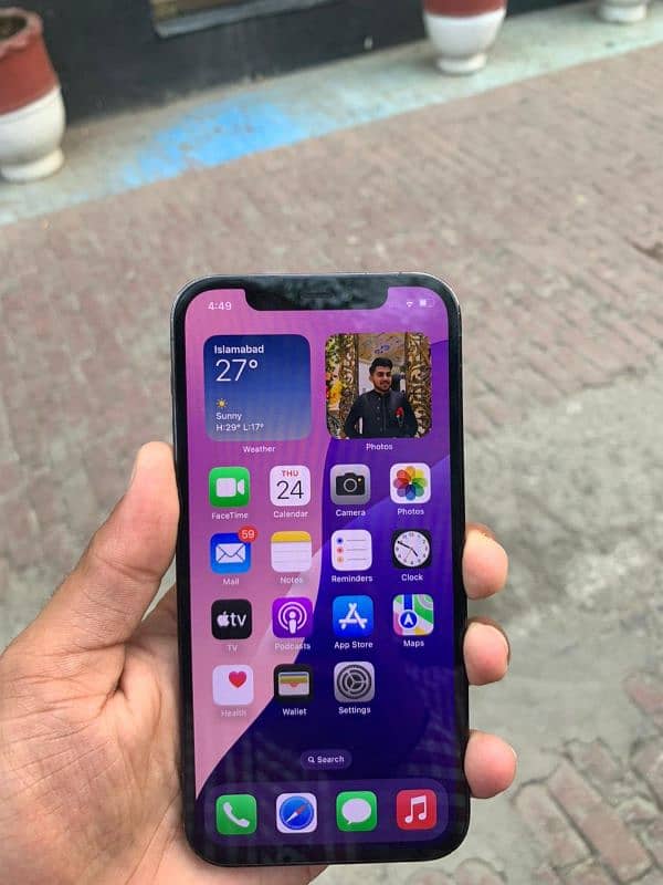 I phone 12pro 256gb blue colour 6