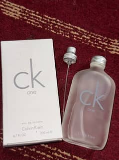 CK one Perfume 200ml bottle.