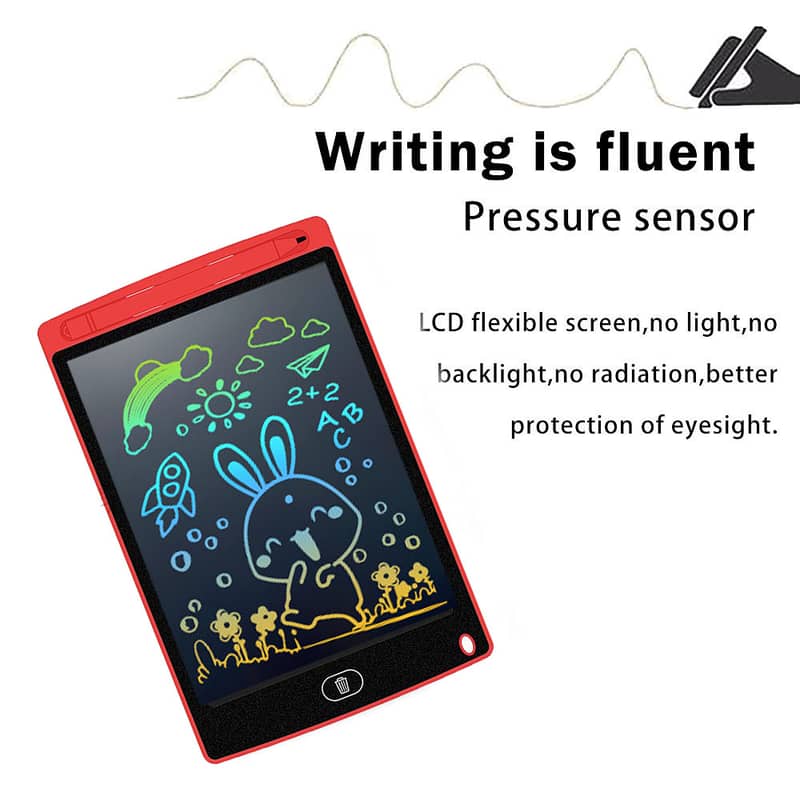 LCD Writing Tablet: 8.5-Inch Electronic Slate E-Writer | Erasable Dig 7