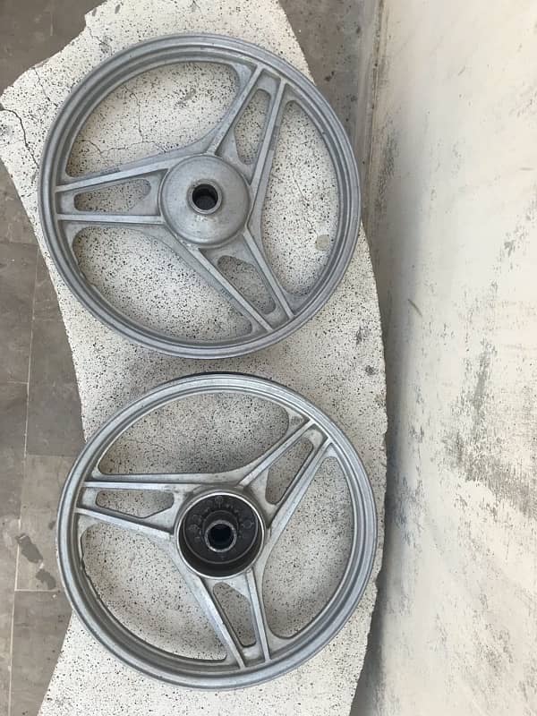 Alloy Rim Pair 70cc Motorcycle 2