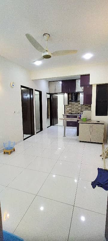 Kings Palm Residency 3 bed drawing dining Apartment Block 3a Jauhar 15