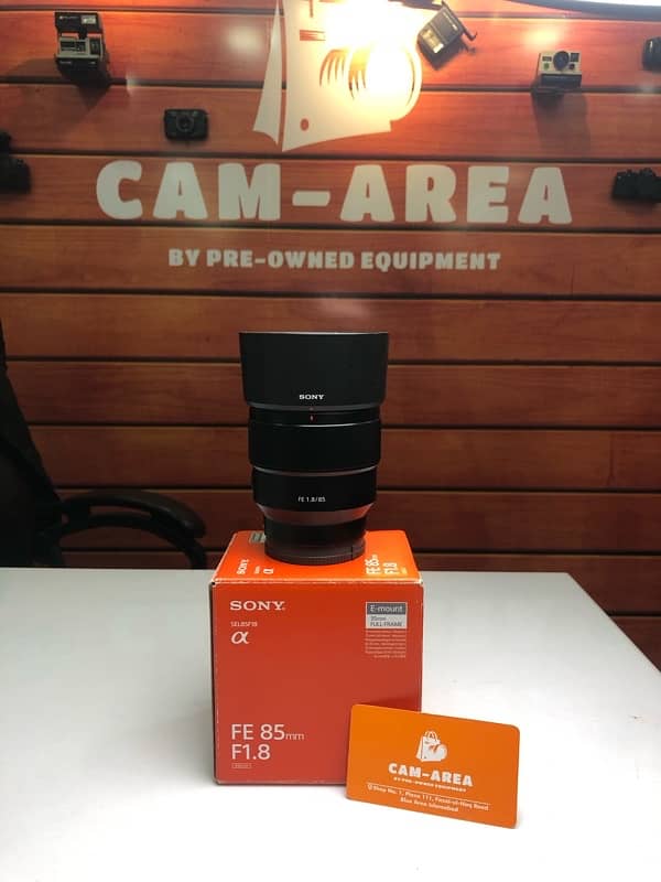 Sony 85mm f1.8, Mint condition, Sony FE 85mm f1.8 0