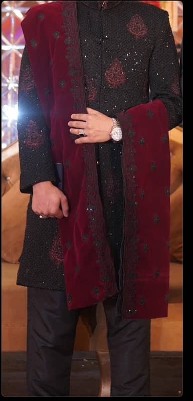 black sherwani for sale new style 2