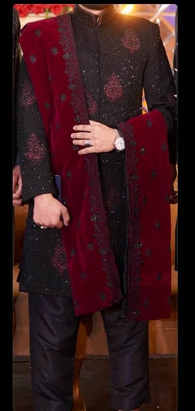 black sherwani for sale new style 3