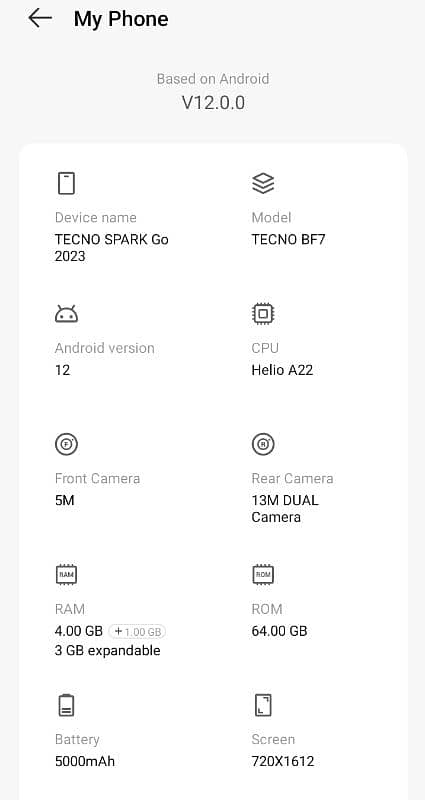 Tecno spark go 2023 4/64 6