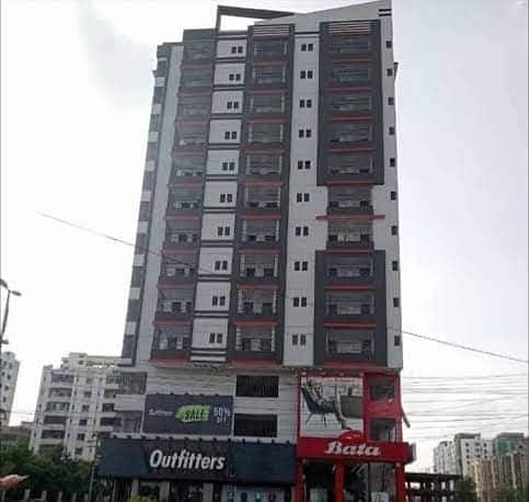 Al Ghafoor Square Tower Apartment For Rent in Gulistan e Jauhar Block 14 0