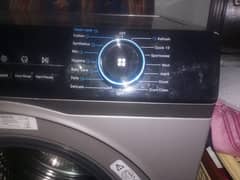 used only 8 month Haier front load 8 kg washing machine 03447562298 0