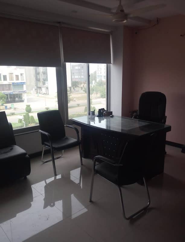 5 Marla First Floor Available For rent Main Boulevard facing eiffel tower 5