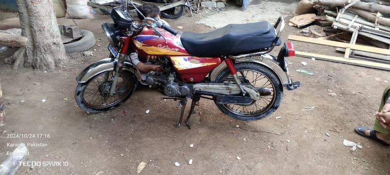 Honda cd70 2004 model karachi number 3